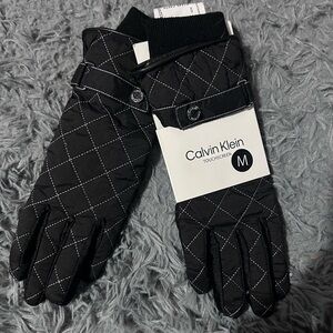 Calvin Klein Black Touchscreen Gloves